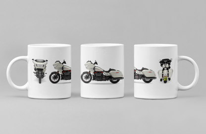 Personalised Harley Davidson CVO Road Glide ST 2024 Motorcycle Mug Colour Choice