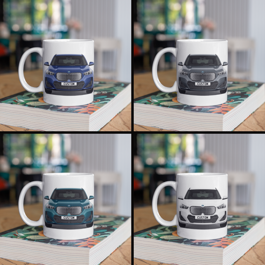 Personalised BMW X1 Shadow Edition Coffee Mug Gift - Choose Colour - FAST POST