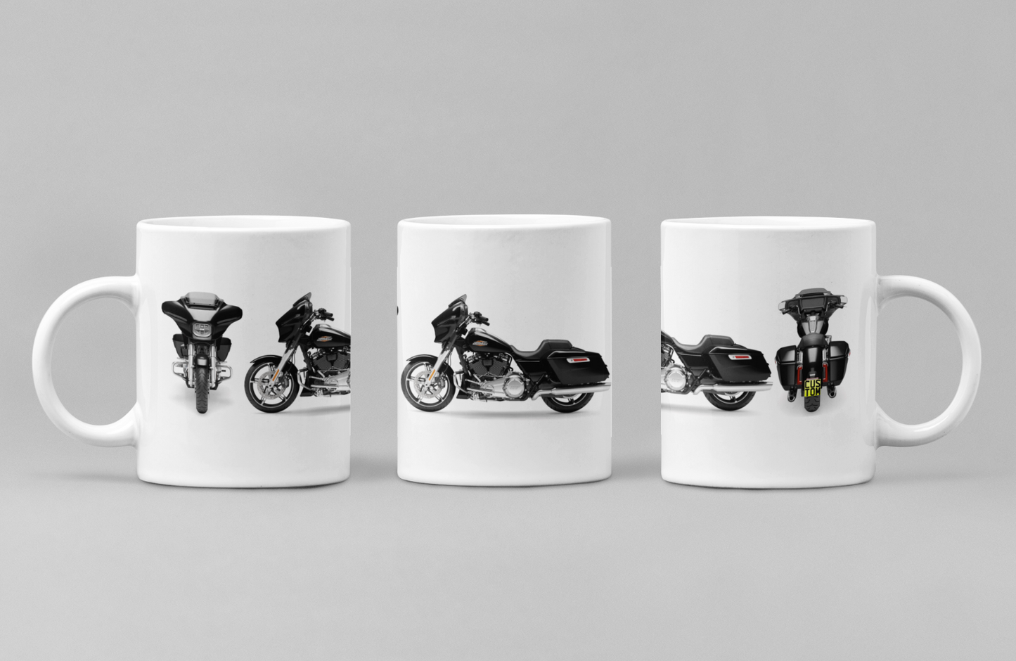 Personalised Harley Davidson Motorcycle Street Glide 2025 Mug Colour Choice