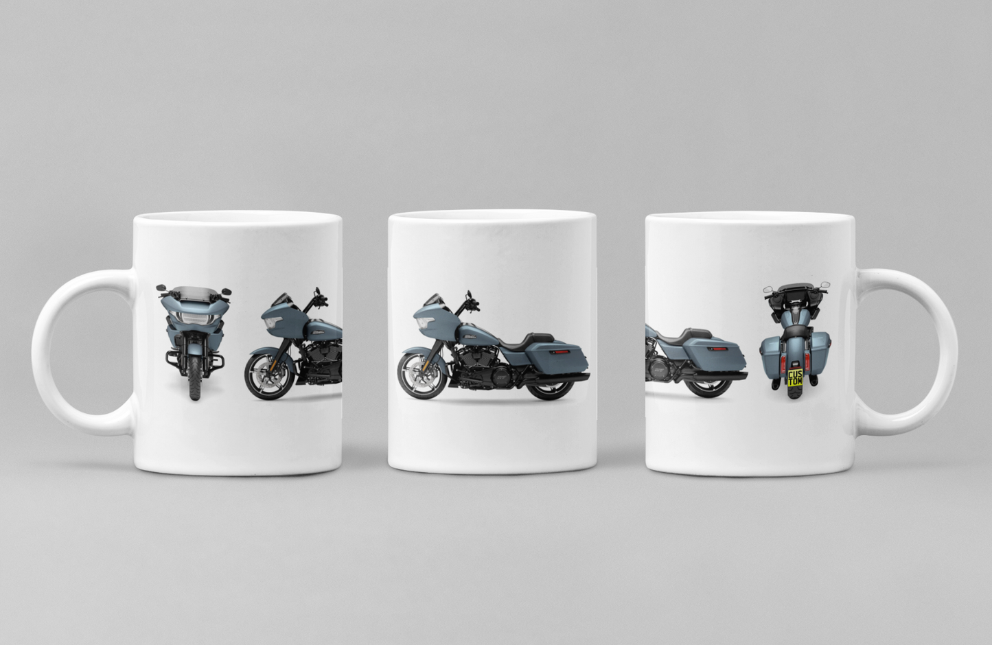Personalised Harley Davidson CVO Road Glide 2024 Motorcycle Mug - Colour Choice
