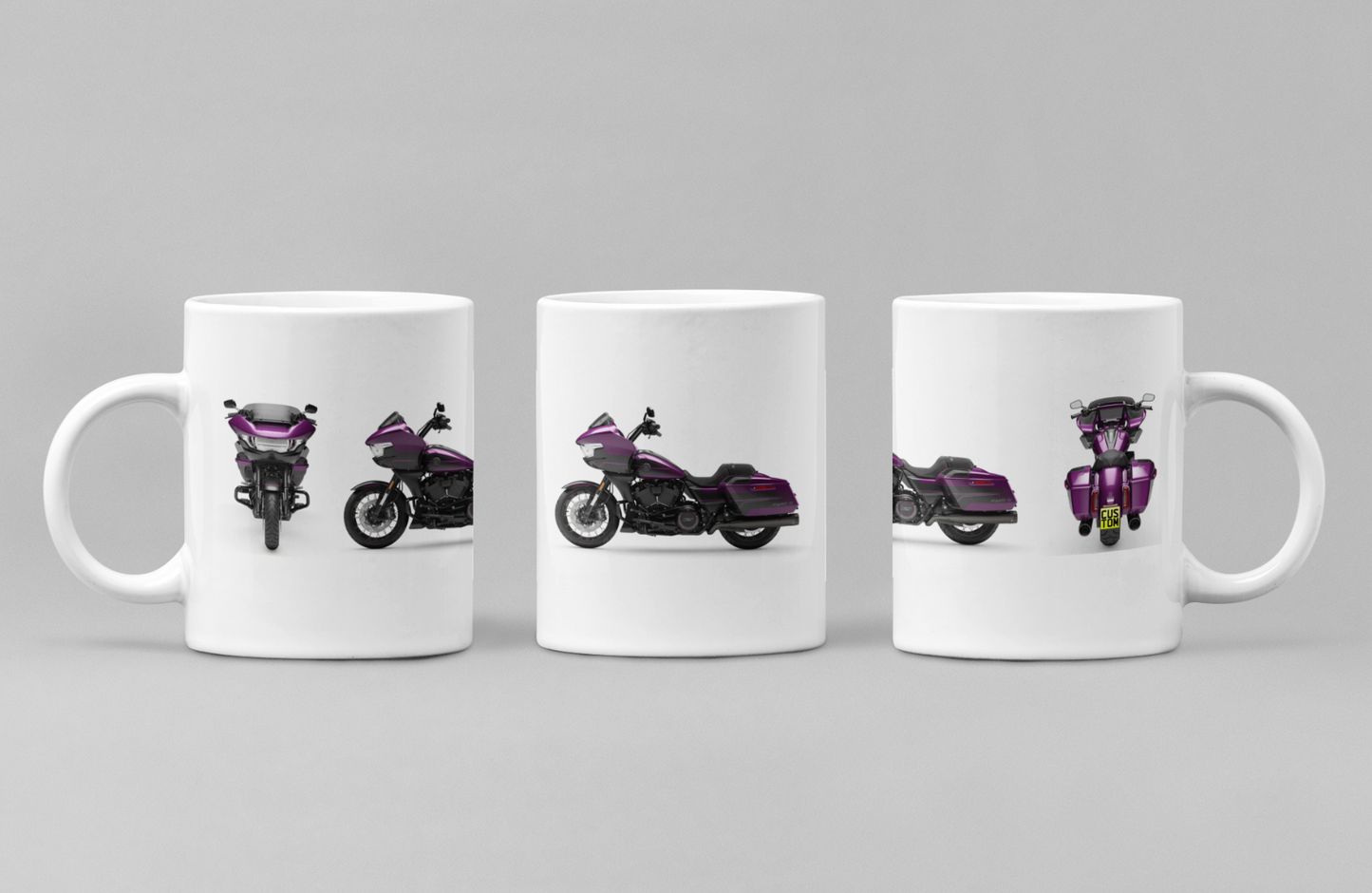 Personalised Harley Davidson CVO Road Glide 2025 Motorcycle Mug - Colour Choice