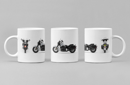 Personalised Harley Davidson Heritage Classic 2025 Motorcycle Mug Colour Choice