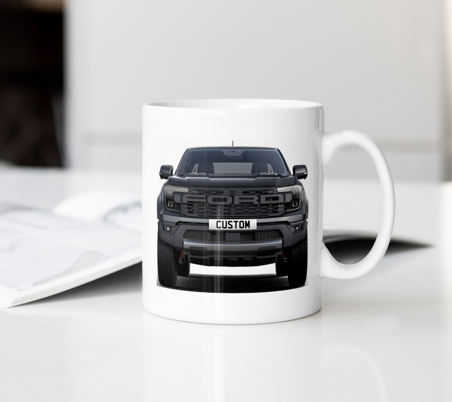 Personalised Ford Ranger Raptor Coffee Mug Gift - Choose Colour - FAST POST