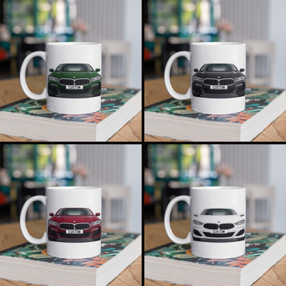 Personalised BMW 8 Series M Sport Mug Gift - Choose Colour - FAST POST