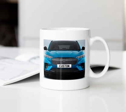 Personalised Ford Mustang Mach-E GT Coffee Mug Gift - Choose Colour - FAST POST