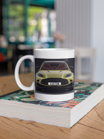 Personalised Aston Martin DBX 707 Coffee Mug Gift Choose Colour - FAST POST
