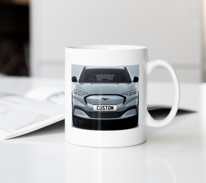 Personalised Ford Mustang Mach-E Premium Mug Gift - Choose Colour - FAST POST