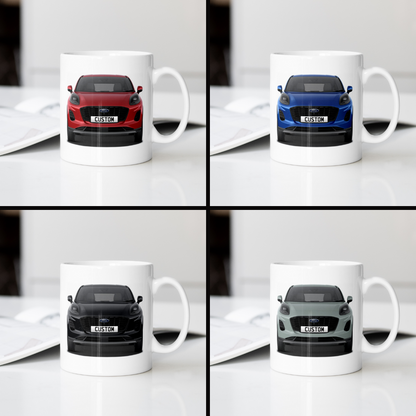 Personalised Ford Puma Titanium Coffee Mug Gift - Choose Colour - FAST POST