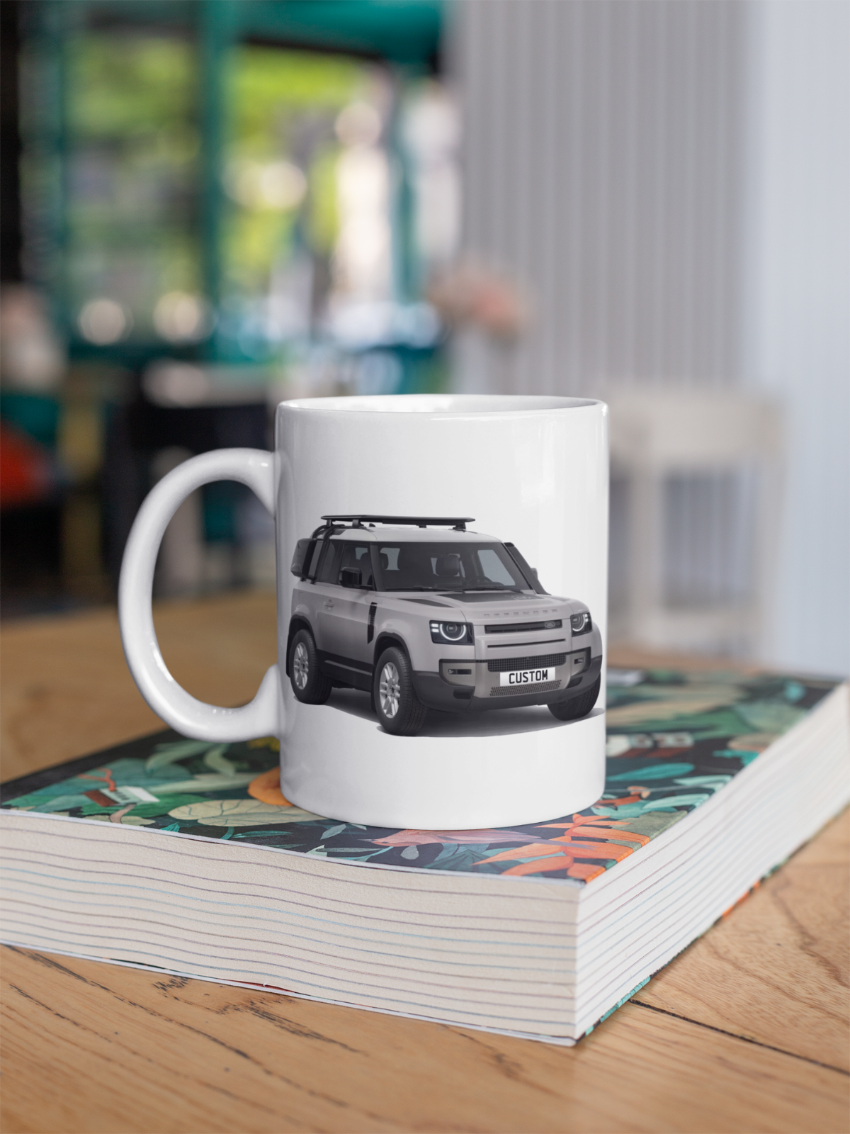 Personalised Land Rover Defender 90 Coffee Mug Gift Colour Choice FAST POST