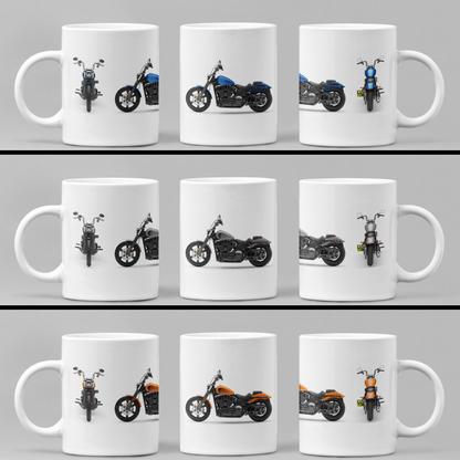 Personalised Harley Davidson Motorcycle Street Bob 2024 Mug Colour Choice