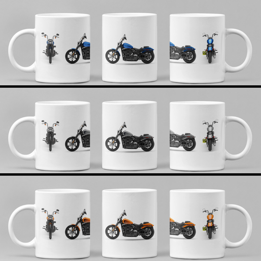 Personalised Harley Davidson Motorcycle Street Bob 2024 Mug Colour Choice