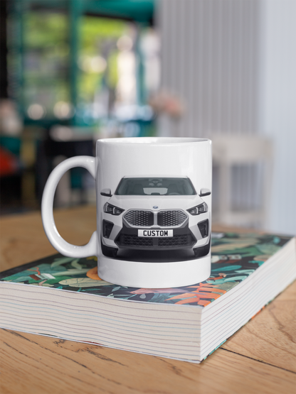 Personalised BMW iX2 M Sport Coffee Mug Gift - Choice Colour - FAST POST