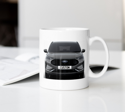Personalised Ford Kuga ST-Line Coffee Mug Gift - Choose Colour - FAST POST