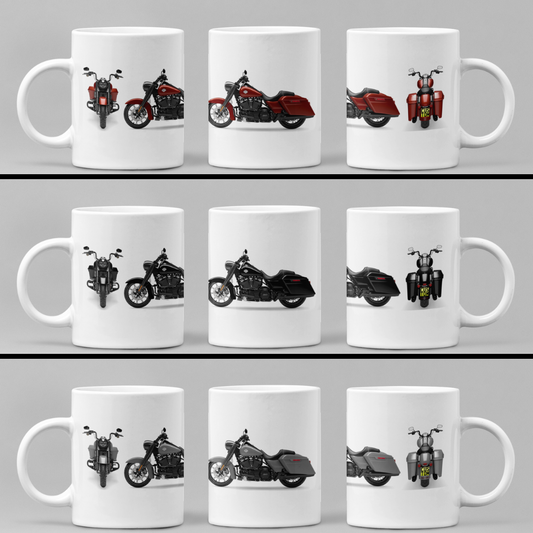 Personalised Harley Davidson Motorcycle Road King Special 2024 Mug Colour Choice