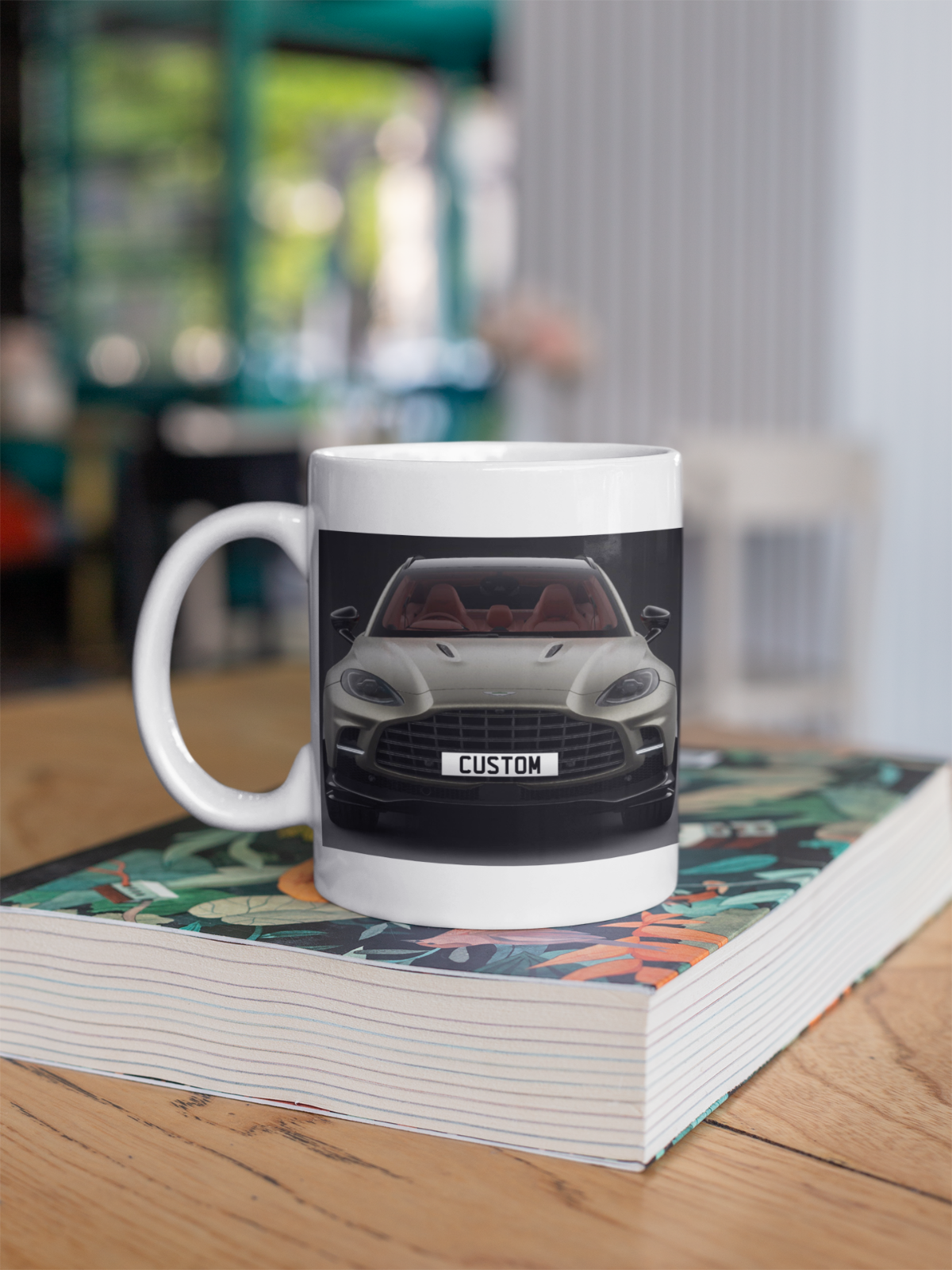 Personalised Aston Martin DBX 707 Coffee Mug Gift Choose Colour - FAST POST