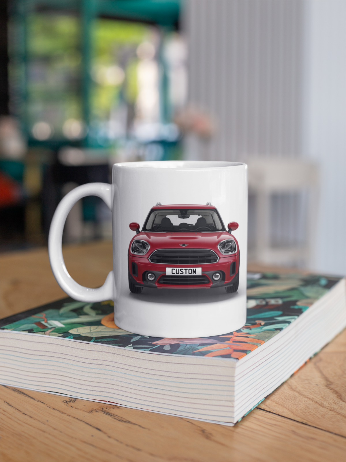 Personalised Mini Countryman Cooper Classic Mug Gift - Choose Colour - FAST POST