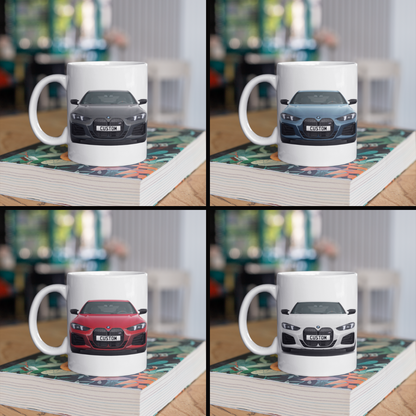 Personalised BMW 4 Series M Model Mug Gift - Choose Colour - FAST POST
