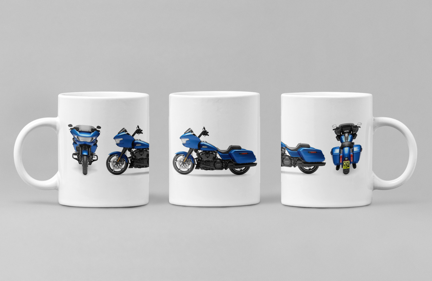 Personalised Harley Davidson CVO Road Glide 2024 Motorcycle Mug - Colour Choice