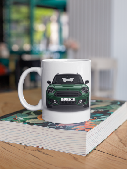 Personalised Mini Countryman Cooper Sport Mug Gift - Choose Colour - FAST POST