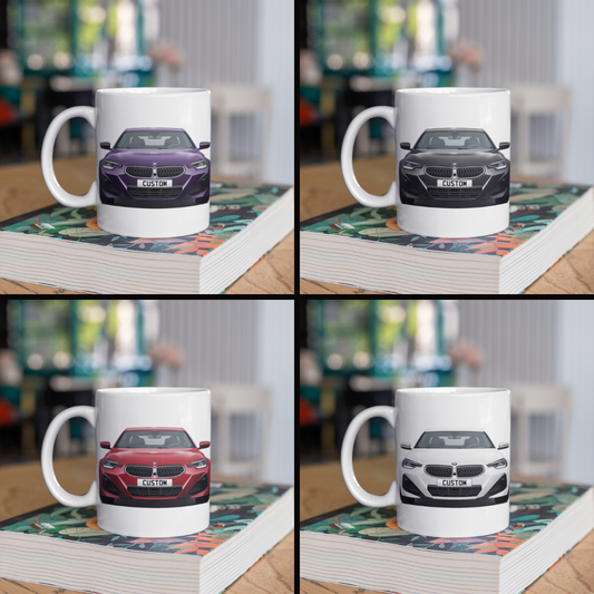 Personalised BMW 2 Series Coupe M Sport Mug Gift - Choose Colour - FAST POST