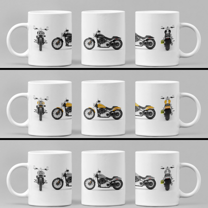 Personalised Harley Davidson Breakout 2025 Motorcycle Coffee Mug - Colour Choice