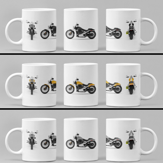 Personalised Harley Davidson Breakout 2025 Motorcycle Coffee Mug - Colour Choice
