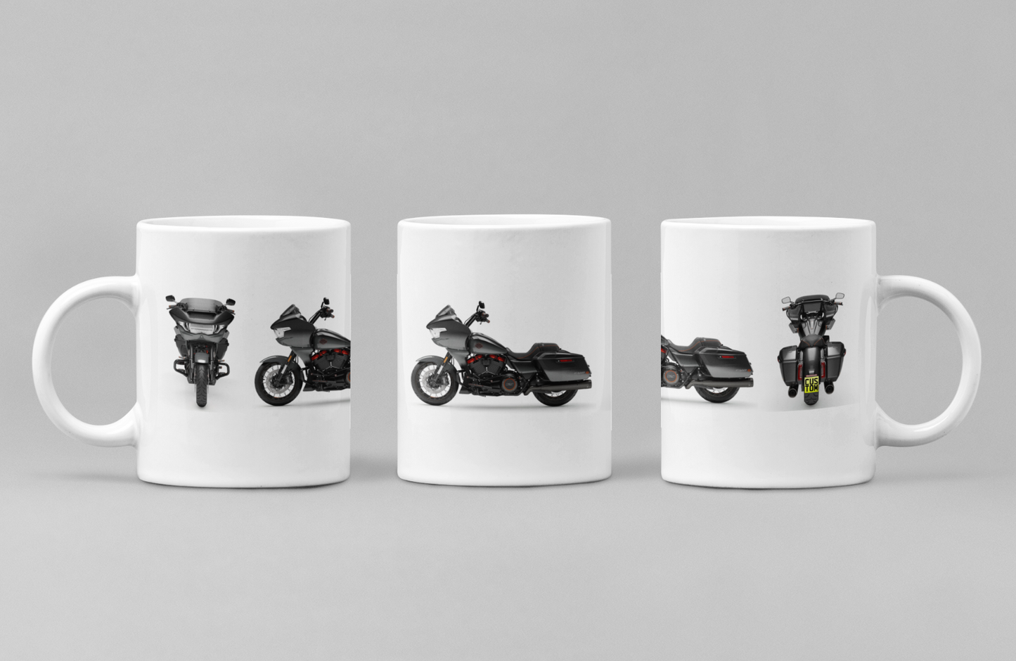 Personalised Harley Davidson CVO Road Glide 2025 Motorcycle Mug - Colour Choice