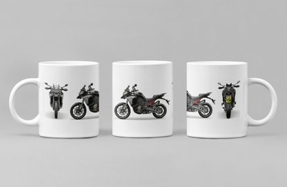 Personalised Ducati Multistrada Motorcycle Coffee Mug - Choose Model & Colour