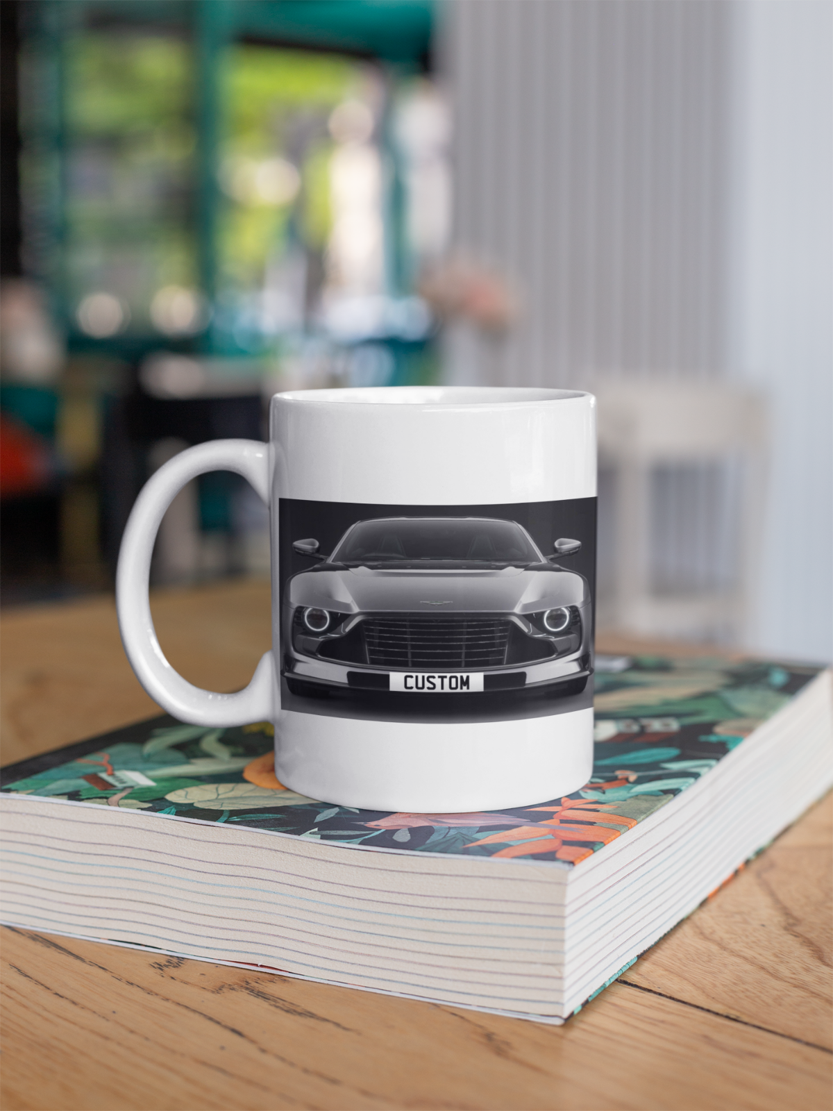 Personalised Aston Martin Valour Coffee Mug Gift Choose Colour - FAST POST
