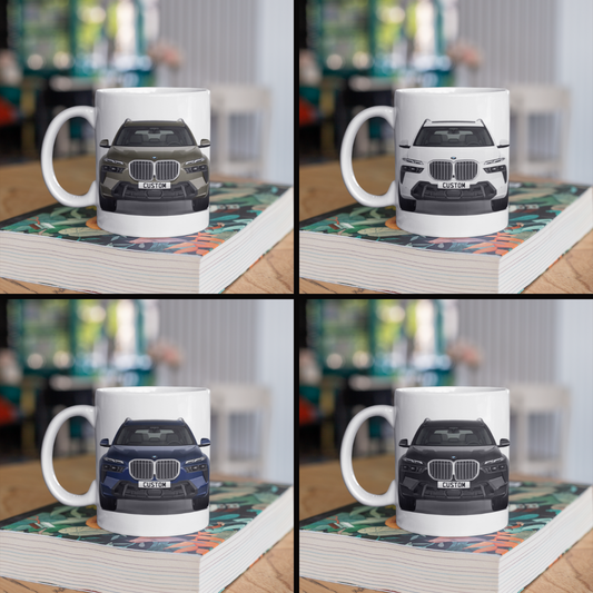Personalised BMW X7 M Sport Coffee Mug Gift - Choose Colour - FAST POST