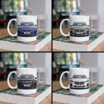 Personalised BMW 2 Series M Sport Coffee Mug Gift - Choose Colour - FAST POST