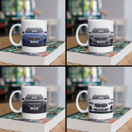 Personalised BMW 2 Series M Sport Coffee Mug Gift - Choose Colour - FAST POST