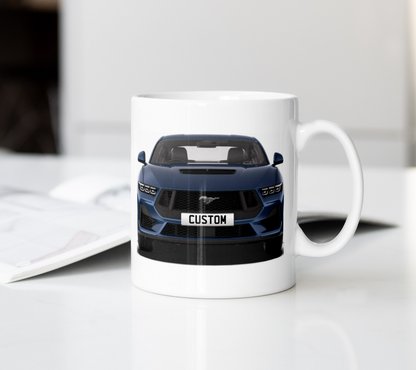 Personalised Ford Mustang GT Coffee Mug Gift - Choose Colour - FAST POST