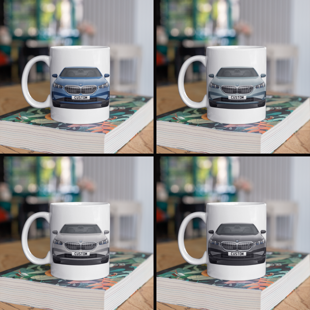 Personalised BMW i5 Sport Edition Coffee Mug Gift - Choice Colour - FAST POST