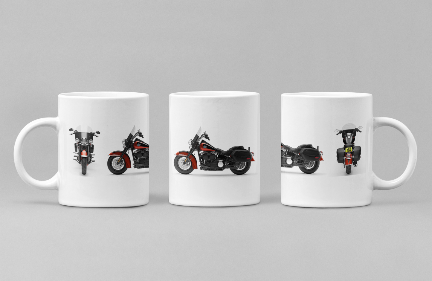 Personalised Harley Davidson Heritage Classic 2025 Motorcycle Mug Colour Choice