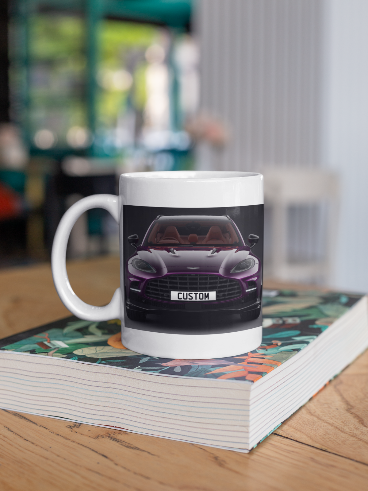 Personalised Aston Martin DBX 707 Coffee Mug Gift Choose Colour - FAST POST