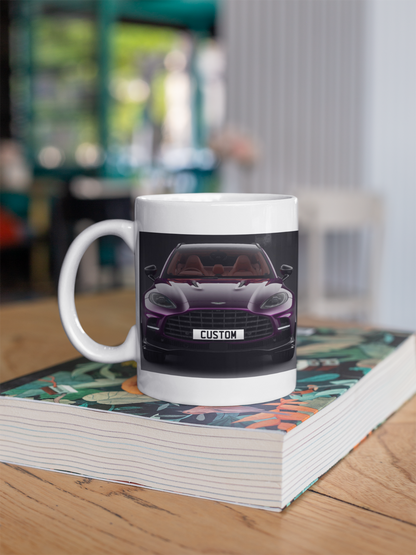 Personalised Aston Martin DBX 707 Coffee Mug Gift Choose Colour - FAST POST