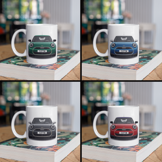 Personalised Mini Cooper S 3 Door Exclusive Coffee Mug Gift - Choose Colour