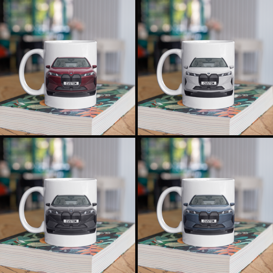 Personalised BMW iX Sport Coffee Mug Gift - Choice Colour - FAST POST