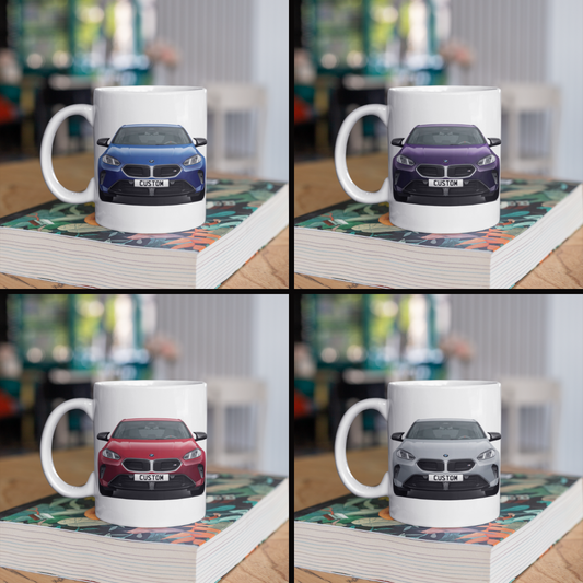 Personalised BMW 1 Series M Model Coffee Mug Gift - Choose Colour - FAST POST