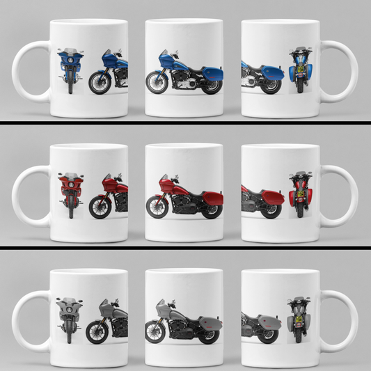 Personalised Harley Davidson Low Rider ST 2025 Motorcycle Mug Colour Choice