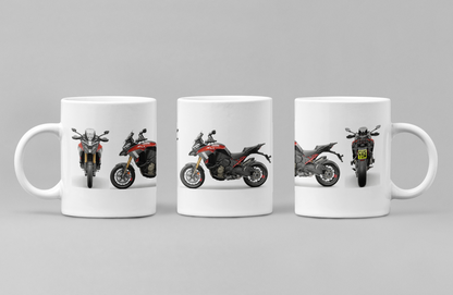 Personalised Ducati Multistrada Motorcycle Coffee Mug - Choose Model & Colour
