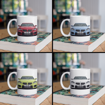 Personalised BMW M2 Coffee Mug Gift - Choose Colour - FAST POST