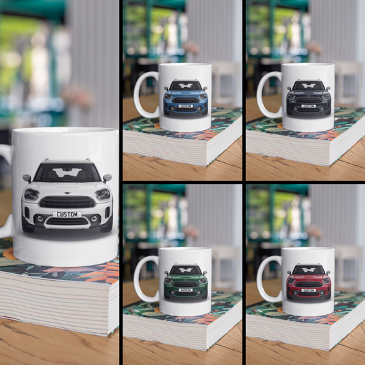 Personalised Mini Countryman Cooper Exclusive Mug Gift - Choose Colour