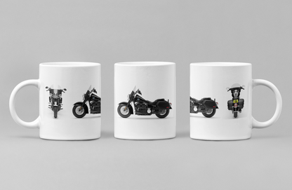 Personalised Harley Davidson Heritage Classic 2025 Motorcycle Mug Colour Choice