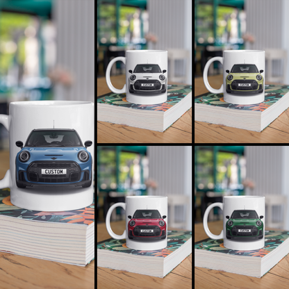 Personalised Mini 5-Door Hatch Cooper S Sport Mug Gift - Choose Colour FAST POST