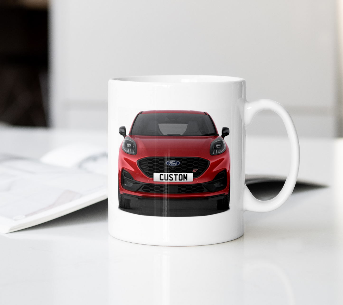Personalised Ford Puma ST Coffee Mug Gift - Choose Colour - FAST POST