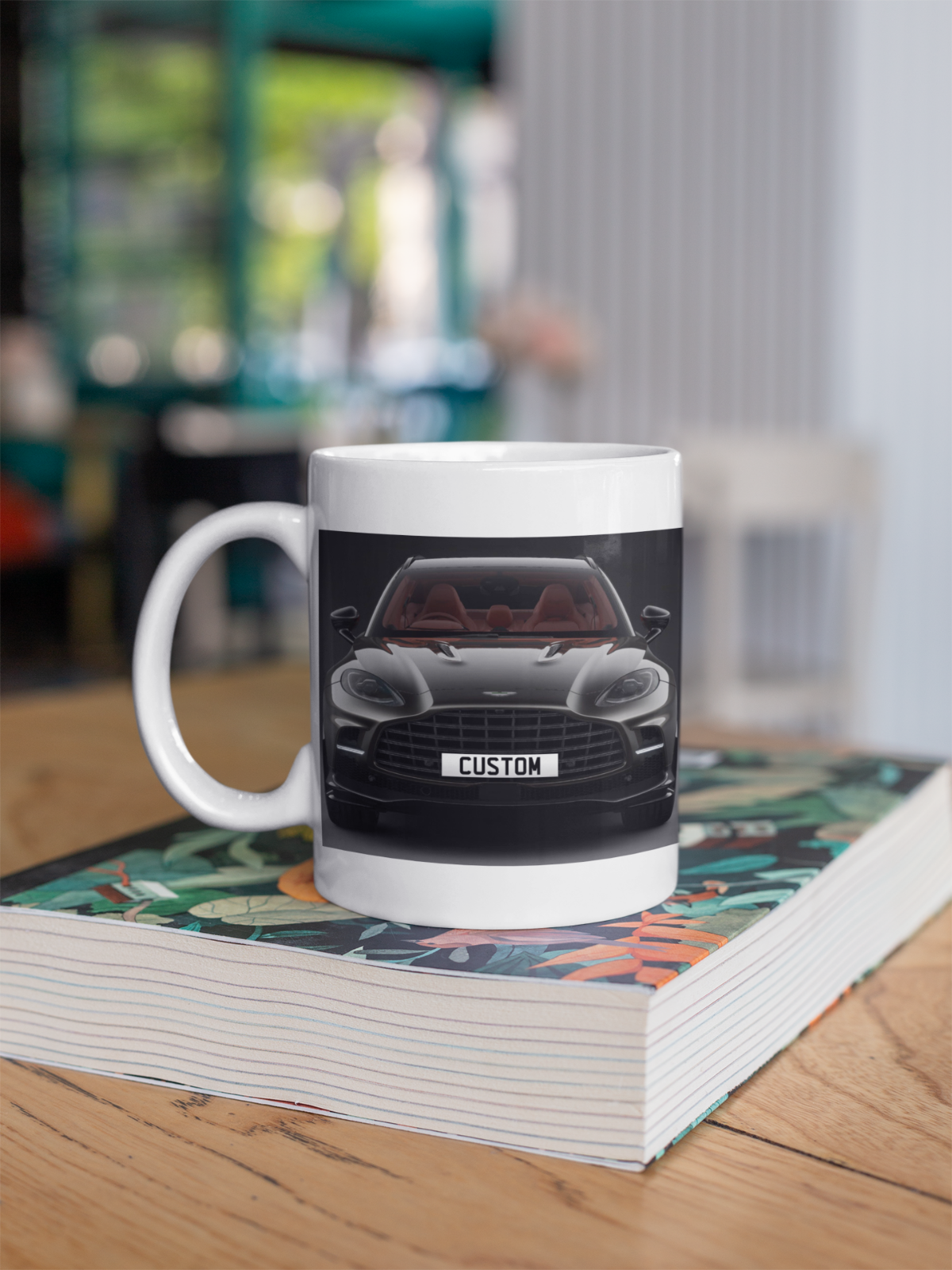 Personalised Aston Martin DBX 707 Coffee Mug Gift Choose Colour - FAST POST