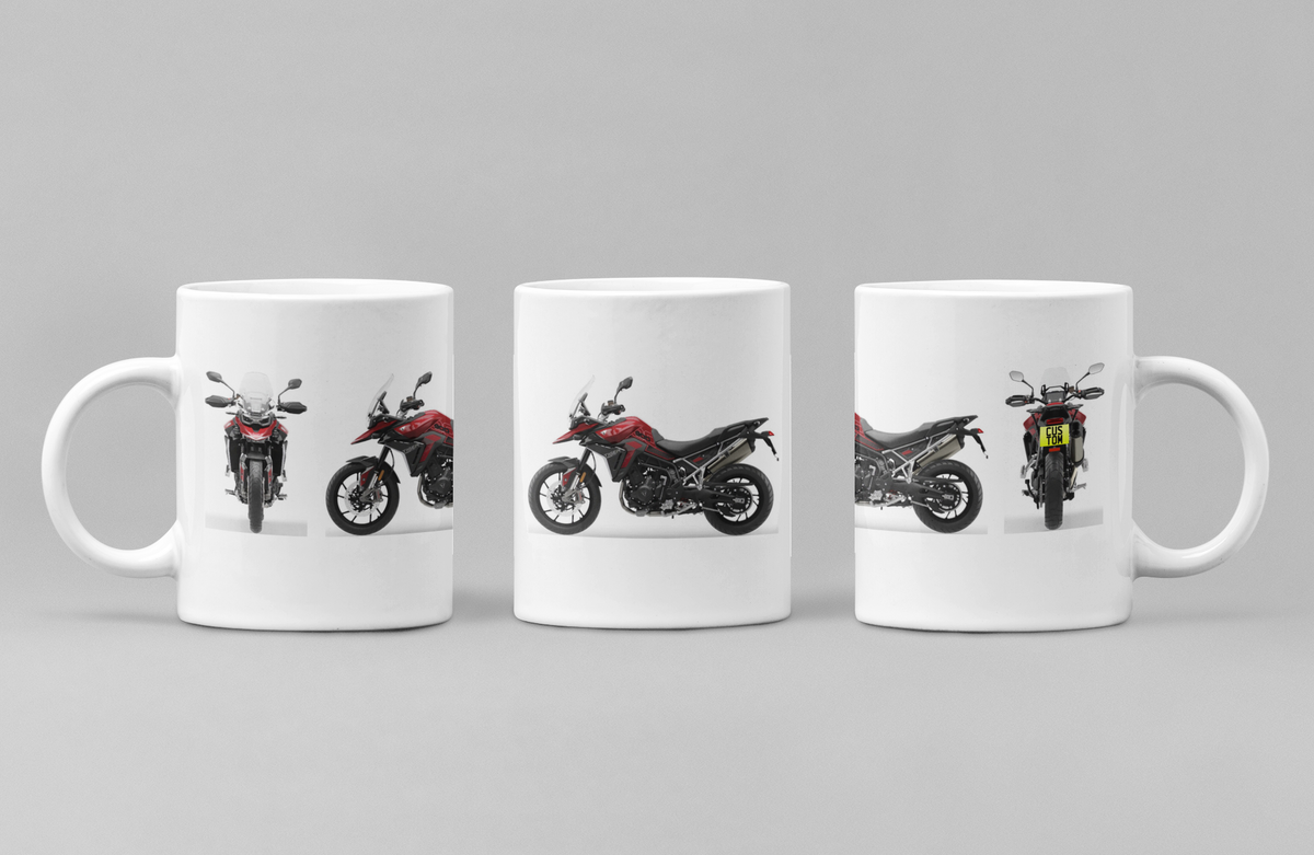 Personalised Triumph Tiger Motorcycle Mug