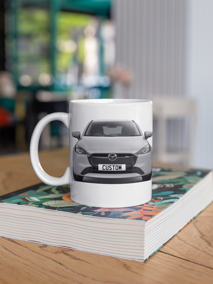 Personalised Mazda 2 Exclusive Line Mug